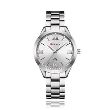 Relógio CURREN Perfect Time - Feminino Hardlex | Pulseira de Aço